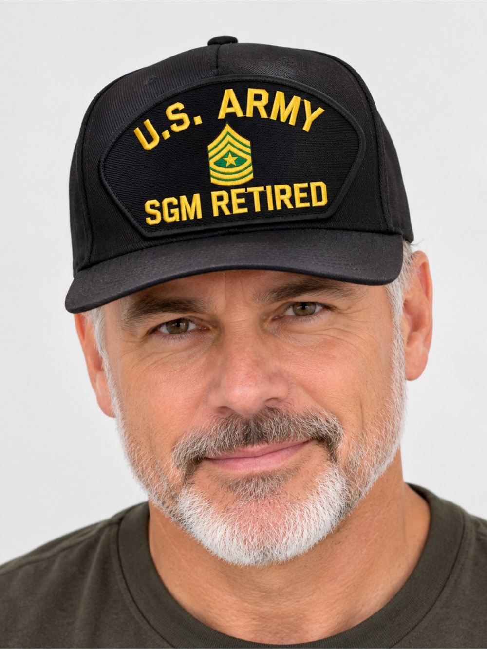 U.S. ARMY SGM RETIRED Emblem Patch - SNAPBACK Cap
